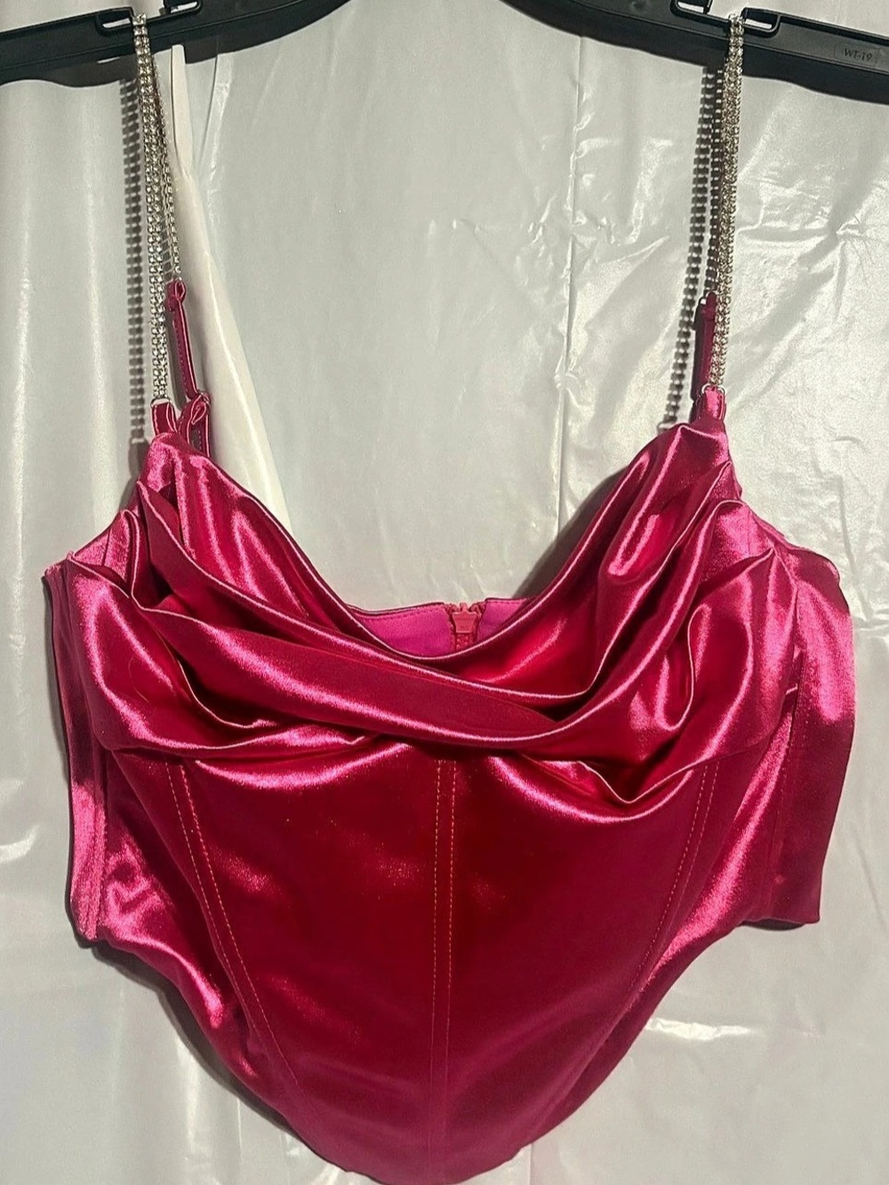Pink Chain Strap corset